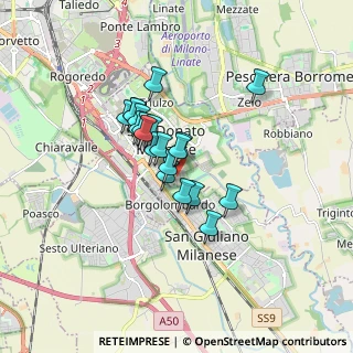 Mappa Via Giovanni Pascoli, 20097 San Donato Milanese MI, Italia (1.155)