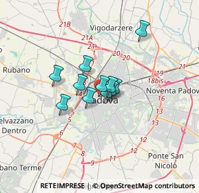 Mappa Via Carlo Leoni, 35139 Padova PD, Italia (1.86727)