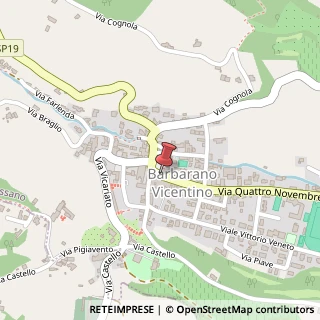Mappa Piazza Roma, 2, 36021 Barbarano Vicentino, Vicenza (Veneto)
