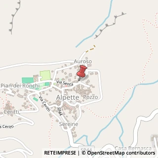 Mappa Via Senta, 30, 10080 Alpette, Torino (Piemonte)