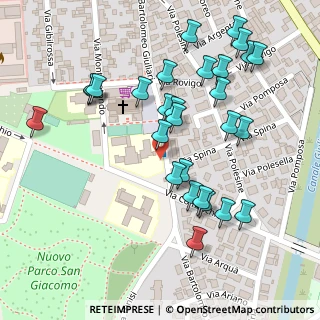Mappa Via B. Giuliari, 37100 Verona VR, Italia (0.13571)
