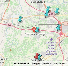 Mappa Via dell'Orsa Maggiore, 37066 Sommacampagna VR, Italia (6.05167)