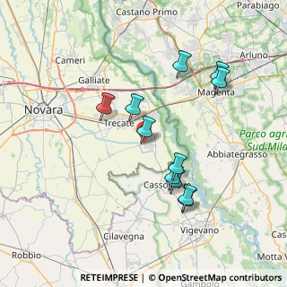 Mappa Via Sozzago, 28065 Cerano NO, Italia (7.01727)