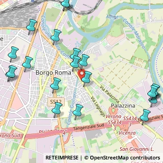 Mappa Via Legnago, 37134 Verona VR, Italia (1.407)