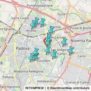 Mappa Piazza Sandro Pertini, 35129 Padova PD, Italia (1.39071)