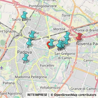 Mappa Via Masini Edoardo Plinio, 35131 Padova PD, Italia (1.61636)