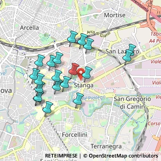 Mappa Via Masini Edoardo Plinio, 35131 Padova PD, Italia (0.9495)