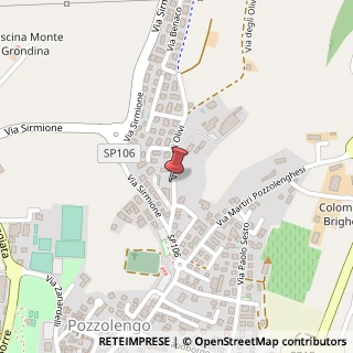 Mappa Via degli Olivi, 57, 25010 Pozzolengo, Brescia (Lombardia)