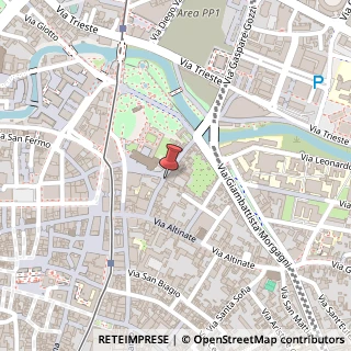 Mappa Via Giambattista Morgagni, 22, 35121 Padova, Padova (Veneto)