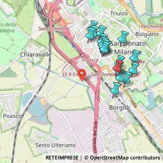 Mappa Via Grandi, 20097 San Donato Milanese MI, Italia (1.0275)