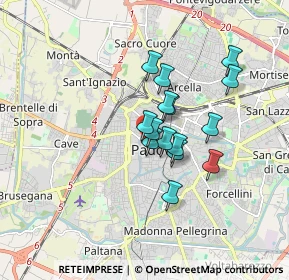 Mappa Via S. Pietro, 35141 Padova PD, Italia (1.23733)