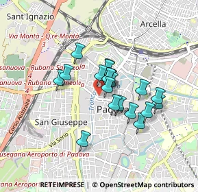 Mappa Via S. Pietro, 35139 Padova PD, Italia (0.604)