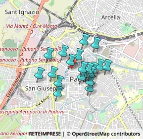 Mappa Via S. Pietro, 35141 Padova PD, Italia (0.603)