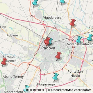 Mappa Via S. Pietro, 35139 Padova PD, Italia (6.08583)