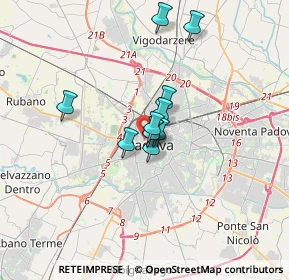 Mappa Via S. Pietro, 35139 Padova PD, Italia (2.09364)