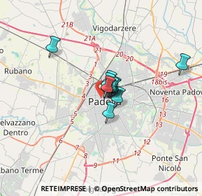 Mappa Via S. Pietro, 35139 Padova PD, Italia (1.63455)