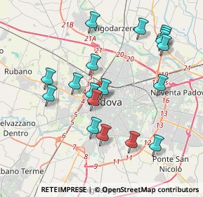Mappa Via S. Pietro, 35139 Padova PD, Italia (3.90778)