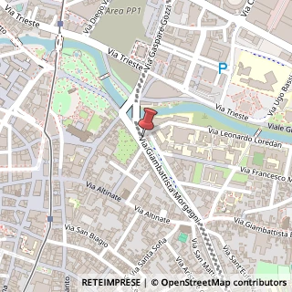 Mappa Via Giambattista Morgagni, 30, 35121 Padova, Padova (Veneto)