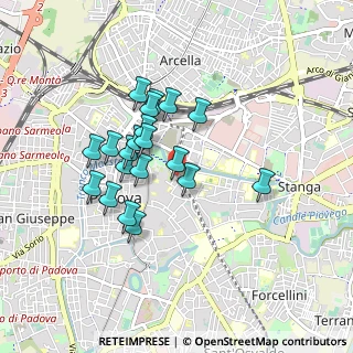 Mappa Via G.B, 35121 Padova PD, Italia (0.7285)