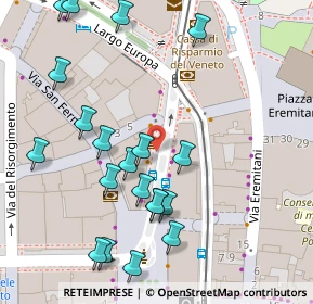 Mappa Via S. Fermo, 35100 Padova PD, Italia (0.072)