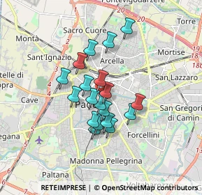 Mappa Via Giovanni Cittadella, 35137 Padova PD, Italia (1.25368)