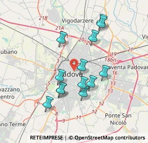 Mappa Via Giovanni Cittadella, 35137 Padova PD, Italia (3.23923)