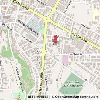 Mappa Via trieste 77, 25018 Montichiari, Brescia (Lombardia)