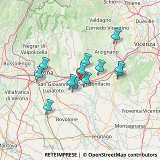 Mappa Via delle Terme, 37042 Caldiero VR, Italia (11.60333)