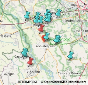 Mappa Via Niccolò Machiavelli, 20081 Abbiategrasso MI, Italia (7.10611)