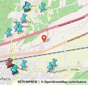 Mappa Via Cavalieri d'Italia, 37047 San Bonifacio VR, Italia (1.644)