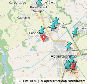 Mappa Cascinello Caserino, 20081 Abbiategrasso MI, Italia (2.57727)