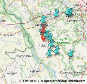 Mappa Cascinello Caserino, 20081 Abbiategrasso MI, Italia (6.66385)