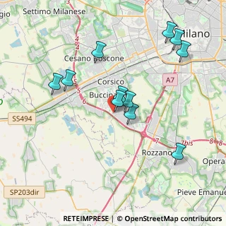 Mappa Via E. Fermi, 20090 Assago MI, Italia (3.75636)
