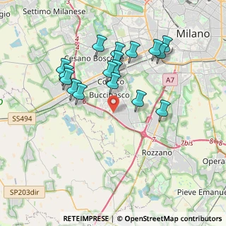 Mappa Via E. Fermi, 20090 Assago MI, Italia (3.60471)