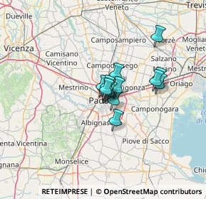 Mappa Via Sant'Agnese, 35139 Padova PD, Italia (6.955)