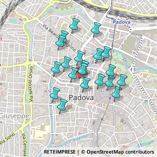 Mappa Via Dante, 35139 Padova PD, Italia (0.3685)