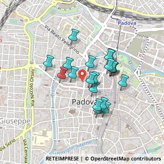 Mappa Via Dante, 35139 Padova PD, Italia (0.3545)