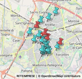 Mappa Via Dante, 35139 Padova PD, Italia (1.24316)