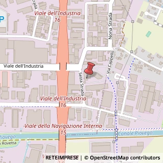 Mappa Via Sesta Strada, 1, 35129 Padova, Padova (Veneto)