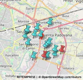 Mappa Via Sesta Strada, 35129 Padova PD, Italia (1.45556)