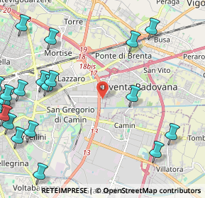 Mappa Via Sesta Strada, 35129 Padova PD, Italia (3.179)