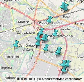 Mappa Via Sesta Strada, 35129 Padova PD, Italia (2.01667)