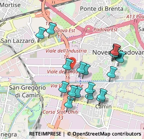 Mappa Via Sesta Strada, 35129 Padova PD, Italia (0.9495)