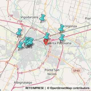 Mappa Via Seconda Str., 35129 Padova PD, Italia (3.59)