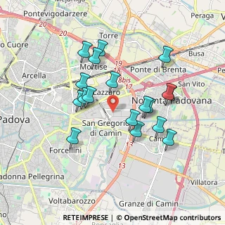 Mappa Via Seconda Str., 35129 Padova PD, Italia (1.65611)