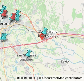 Mappa Via Caliari Paolo, 37036 San Martino Buon Albergo VR, Italia (7.21375)