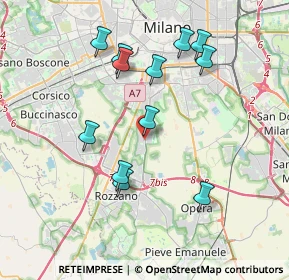 Mappa Via Michele Saponaro, 20142 Milano MI, Italia (3.70917)