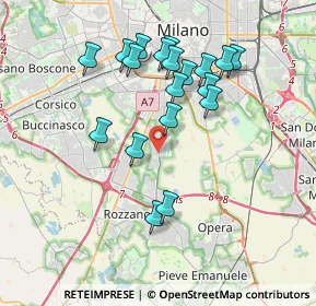 Mappa Via Michele Saponaro, 20142 Milano MI, Italia (3.54368)