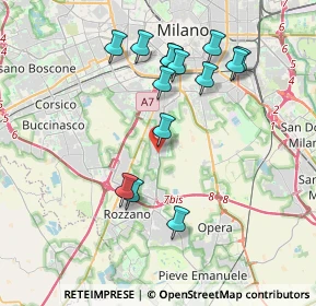 Mappa Via Michele Saponaro, 20142 Milano MI, Italia (3.74857)