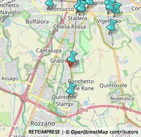 Mappa Via Michele Saponaro, 20142 Milano MI, Italia (2.85545)